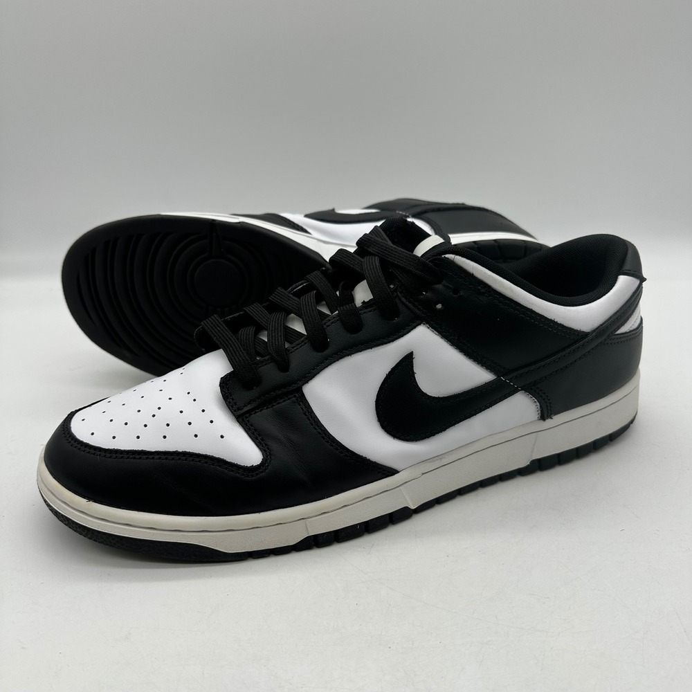 Nike DD1391-100 Mens Size 14 Shoes Black White Dunk Low Retro Panda Sneakers - Picture 4 of 11